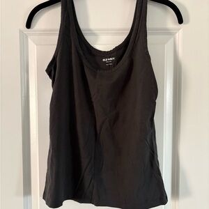 Women’s Old Navy Black Cropped Tank Top Size Medium